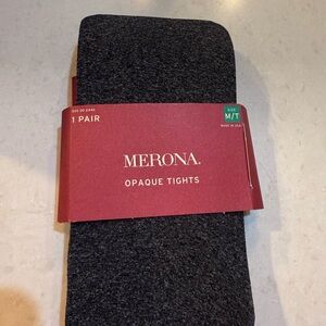 Women’s Merona brand medium tall heather grey opaque tights